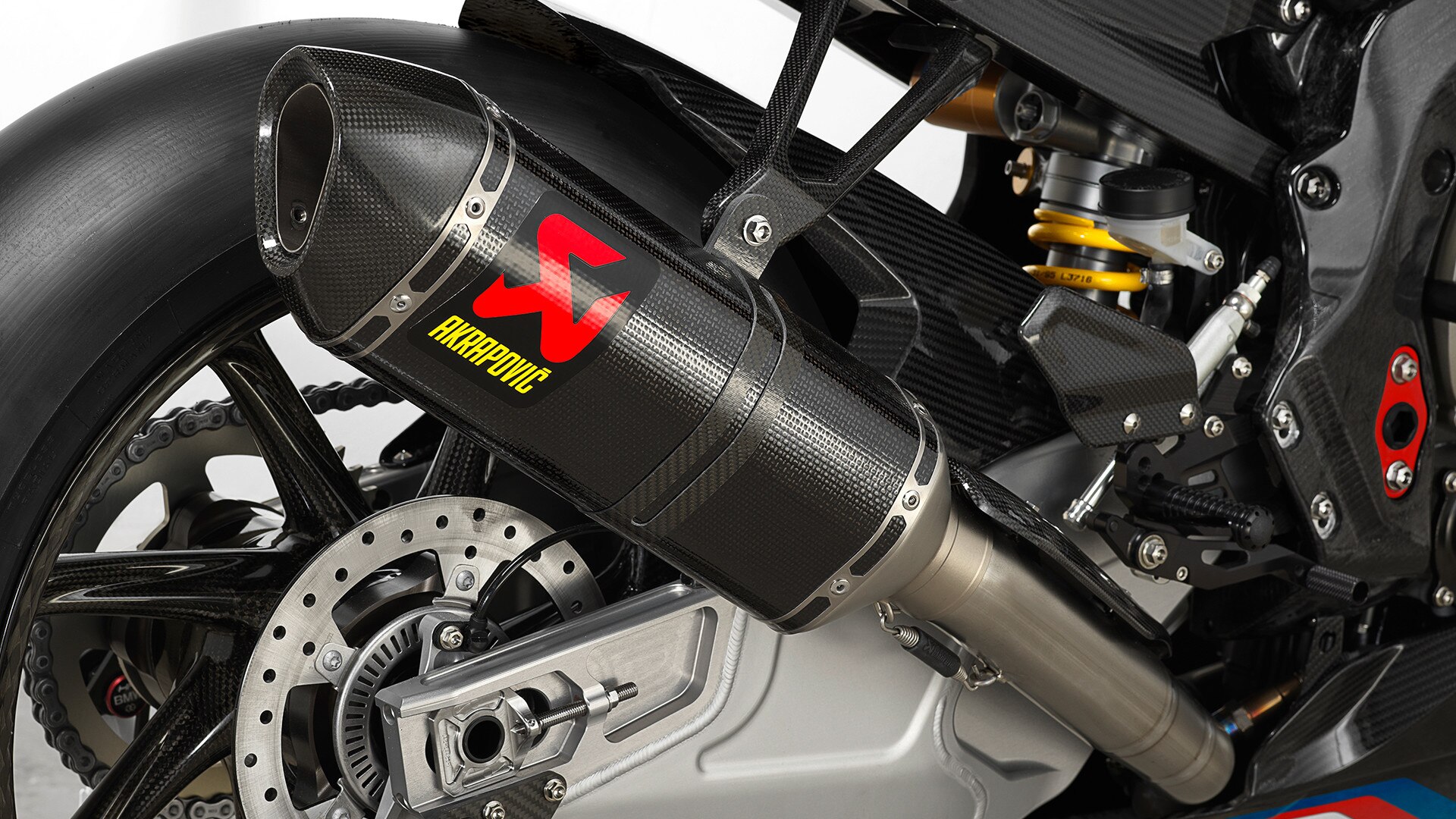 HP4 Race Akrapovič solid titanium exhaust system